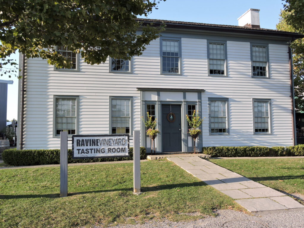 Entrance to Ravine Vineyards Tasting Room